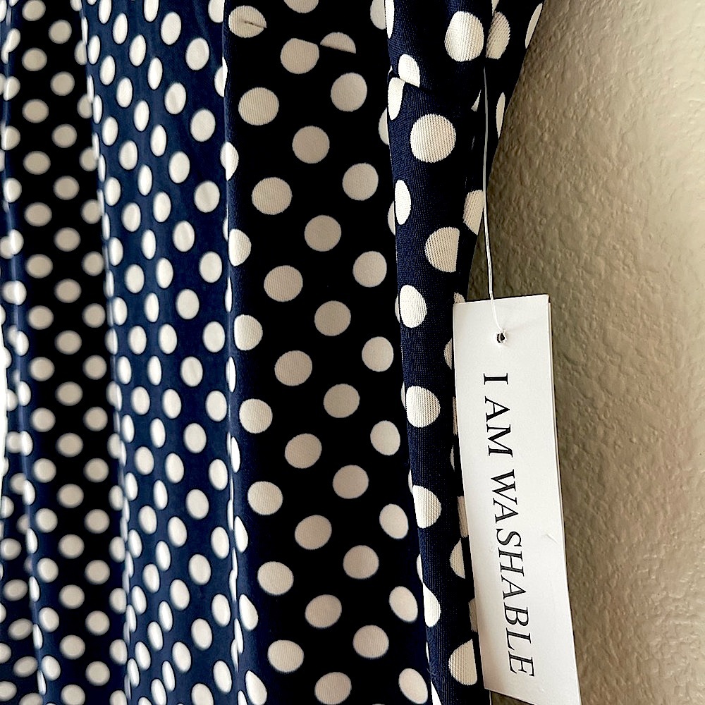 Shelby and Palmer polka dot navy and white, size 8 - Picture 2 of 5